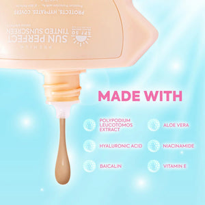 Hikari Premium Sun Perfect Tinted Sunscreen SPF50 PA++++ - 50ml - Glow Getter Beauty