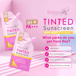 Brilliant Skin Tinted Sunscreen SPF50 PA++++ - 20g - Glow Getter Beauty