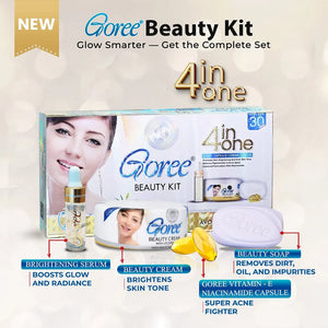 Goree Skin Brightening 4 in 1 Beauty Kit - Glow Getter Beauty