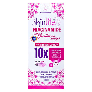 Skinlite Niacinamide 10X Whitening Lotion - 500ml - Glow Getter Beauty