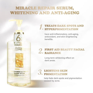 Ashley Shine Niacinamide Ultimate Glow Serum 2 in 1 Face & Body - 520ml - Glow Getter Beauty