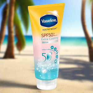 Vaseline Healthy Bright Extra Cooling Serum SPF50+ PA++++ - 265ml - Glow Getter Beauty