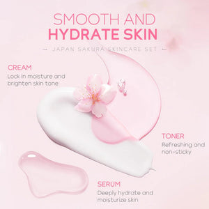 Laikou Japan Sakura Skin Care 5Pcs Set - Glow Getter Beauty