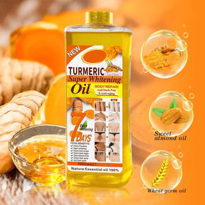 Gold Turmeric Super Whitening Body Repair Oil - 1000ml - Glow Getter Beauty