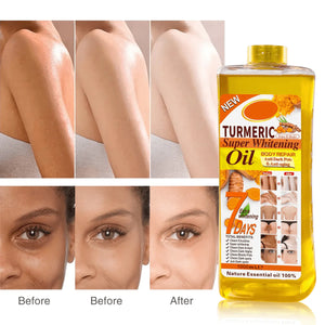 Gold Turmeric Super Whitening Body Repair Oil - 1000ml - Glow Getter Beauty