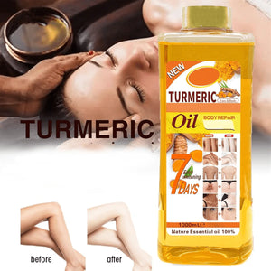 Gold Turmeric Super Whitening Body Repair Oil - 1000ml - Glow Getter Beauty