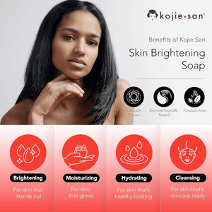Kojie San Skin Lightening Soap Classic - 65g x 3 Bar - Glow Getter Beauty