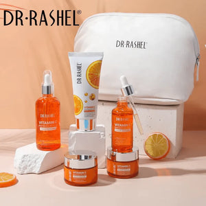 Dr.Rashel Vitamin C Skin Care 5 Piece Set With Bag - Glow Getter Beauty