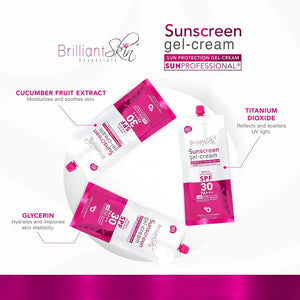 Brilliant Skin Sunscreen Gel-Cream Spf30 PA+++ - 50g - Glow Getter Beauty