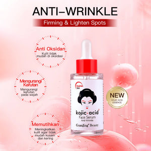 Guanjing Beauty Kojic Acid Anti-Wrinkle Face Serum - 40ml - Glow Getter Beauty