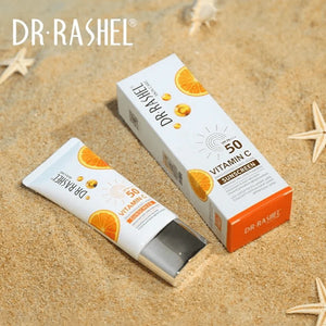 Dr.Rashel Vitamin C Brightening & Anti-Aging Sunscreen SPF50 - 50g - Glow Getter Beauty