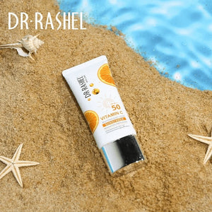 Dr.Rashel Vitamin C Brightening & Anti-Aging Sunscreen SPF50 - 50g - Glow Getter Beauty