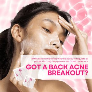 BMRS Niacinamide Soap 10x Brightening With Glutathione - 70g - Glow Getter Beauty