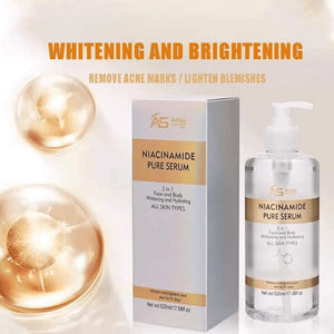 Ashley Shine Niacinamide Pure Serum 2 in 1 Face & Body - 520ml (Original) - Glow Getter Beauty