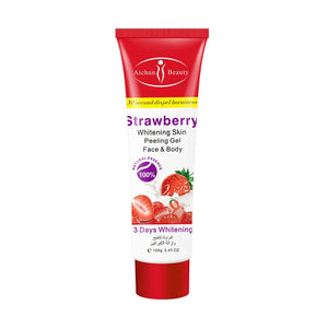 Aichun Beauty Strawberry Whitening Skin Peeling Gel Face & Body - 100g - Glow Getter Beauty