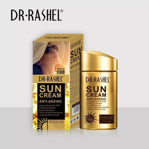 Dr.Rashel Sun Cream Anti-Ageing SPF 100+++ Gold & Collagen - 80gm - Glow Getter Beauty