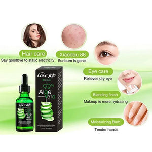 Love JoJo Skin Care Aloe Vera Serum (Black) - 30ml - Glow Getter Beauty