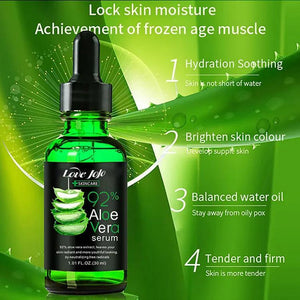 Love JoJo Skin Care Aloe Vera Serum (Black) - 30ml - Glow Getter Beauty