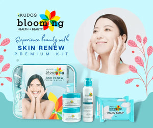 Kudos Blooming Health + Beauty Skin Renew Premium Kit - Glow Getter Beauty