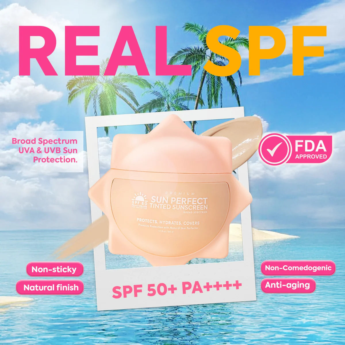 Hikari Premium Sun Perfect Tinted Sunscreen SPF50 PA++++ - 50ml - Glow Getter Beauty