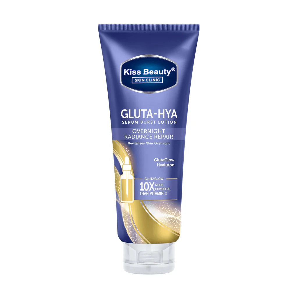 Kiss Beauty Gluta-Hya Serum Burst Lotion Overnight Radiance Repair - 400ml - Glow Getter Beauty