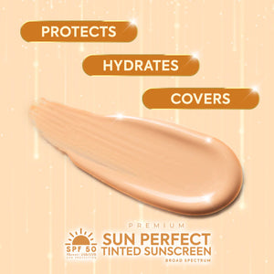 Hikari Premium Sun Perfect Tinted Sunscreen SPF50 PA++++ - 50ml - Glow Getter Beauty