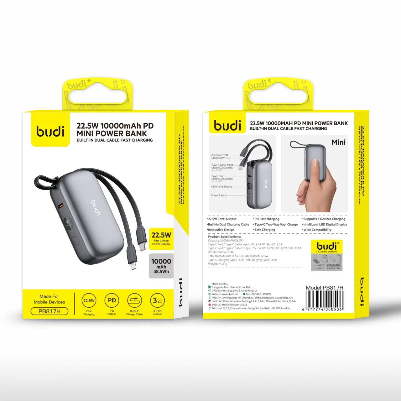 budi - Compact Power Bank - Glow Getter Beauty