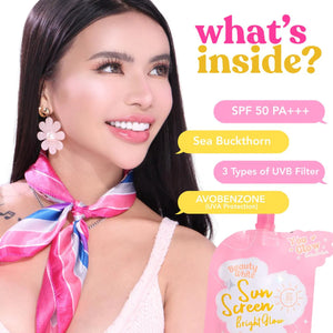 You Glow Babe Beauty White Sunscreen SPF50 PA+++ - 25g - Glow Getter Beauty
