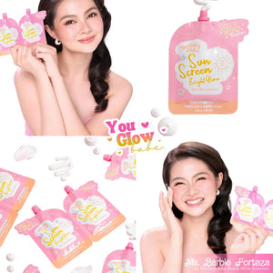 You Glow Babe Beauty White Sunscreen SPF50 PA+++ - 25g - Glow Getter Beauty