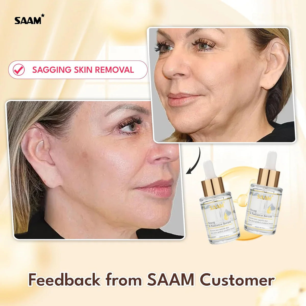 SAAM Young and Radiance Serum - 30ml - Glow Getter Beauty