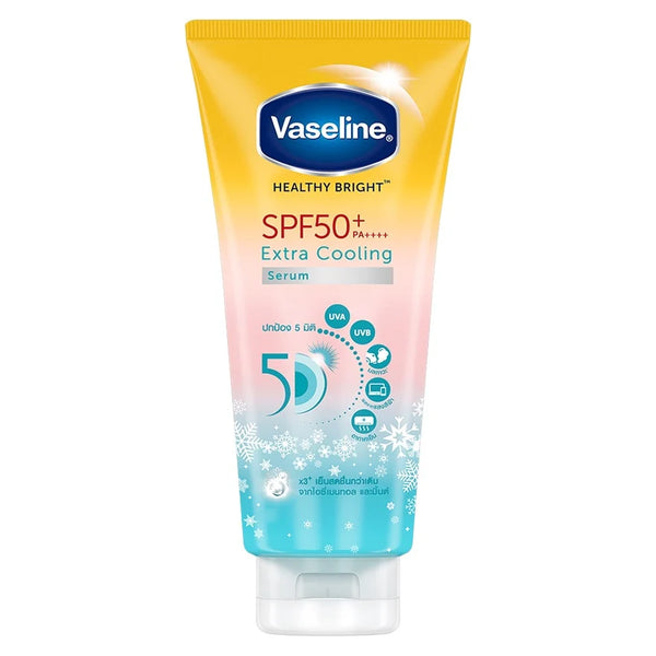 Vaseline Healthy Bright Extra Cooling Serum SPF50+ PA++++ - 265ml - Glow Getter Beauty