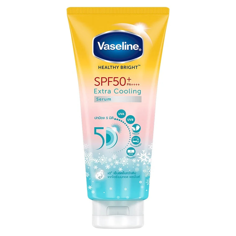 Vaseline Healthy Bright Extra Cooling Serum SPF50+ PA++++ - 265ml - Glow Getter Beauty