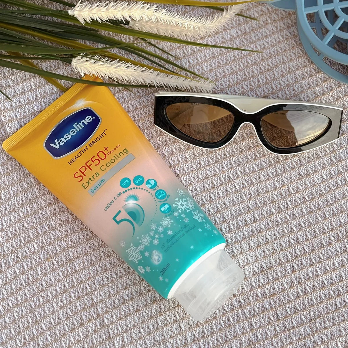 Vaseline Healthy Bright Extra Cooling Serum SPF50+ PA++++ - 265ml - Glow Getter Beauty