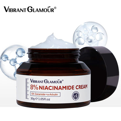 Vibrant Glamour 8% Niacinamide Cream - 30g - Glow Getter Beauty