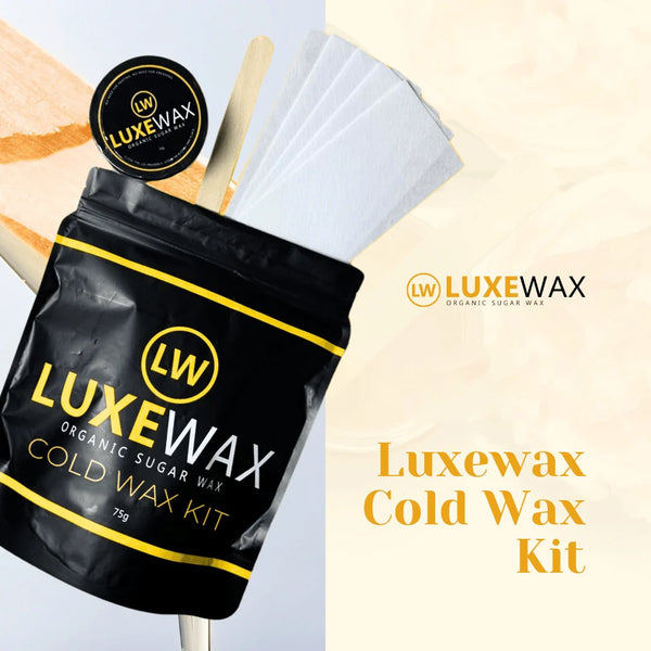 Luxe Wax Organic Sugar Cold Wax Kit - 75g - Glow Getter Beauty