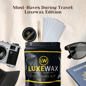 Luxe Wax Organic Sugar Cold Wax Kit - 75g - Glow Getter Beauty