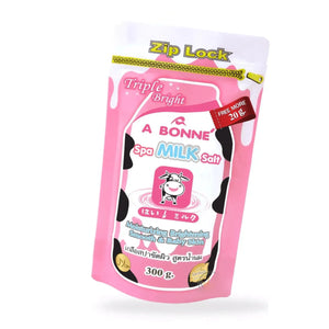 A Bonne Spa Milk Salt With Zip Lock - 300g - Glow Getter Beauty