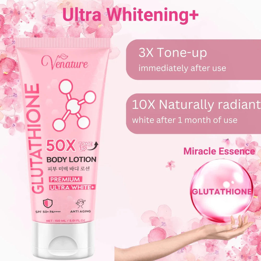 Venature Glutathione 50x Tone Up Body Lotion - 150ml - Glow Getter Beauty