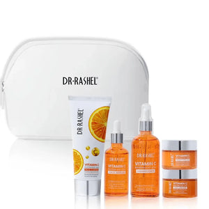 Dr.Rashel Vitamin C Skin Care 5 Piece Set With Bag - Glow Getter Beauty