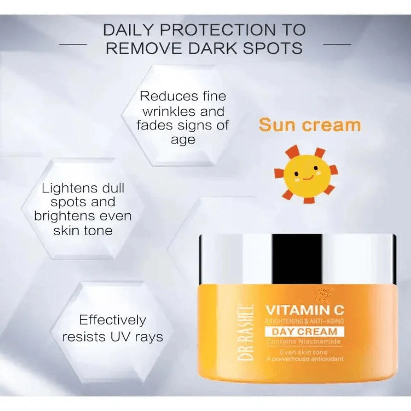 Dr.Rashel Vitamin C Skin Care 5 Piece Set With Bag - Glow Getter Beauty