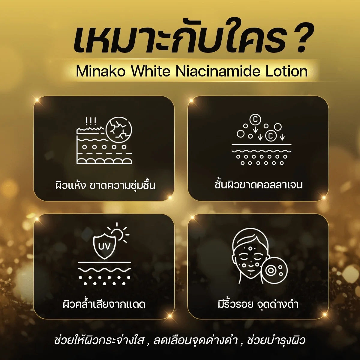 Minako Niacinamide Glutathione Plus 10% Body Lotion - 500ml - Glow Getter Beauty