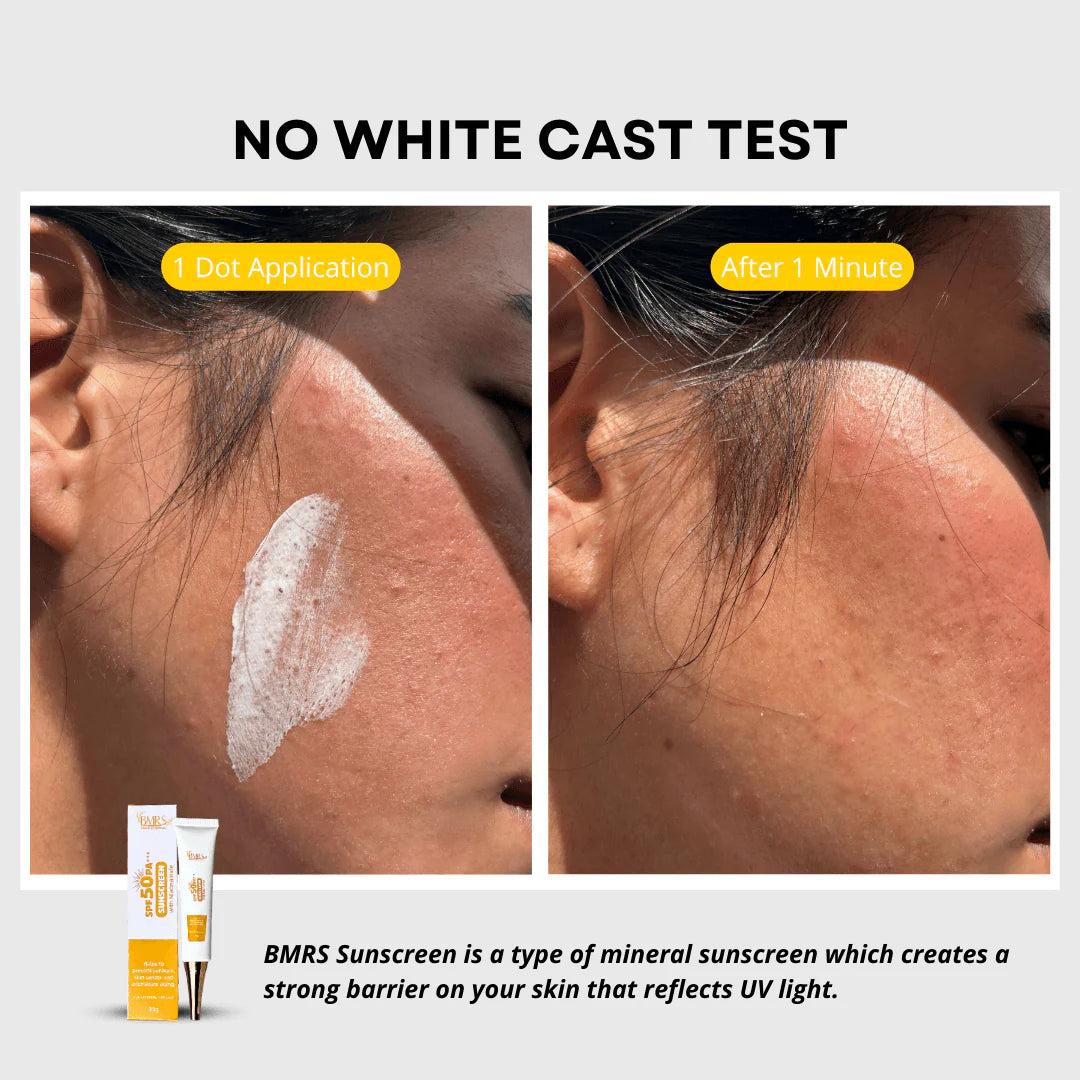 BMRS Sunscreen With Niacinamide SPF 50 PA+++ - 30g - Glow Getter Beauty