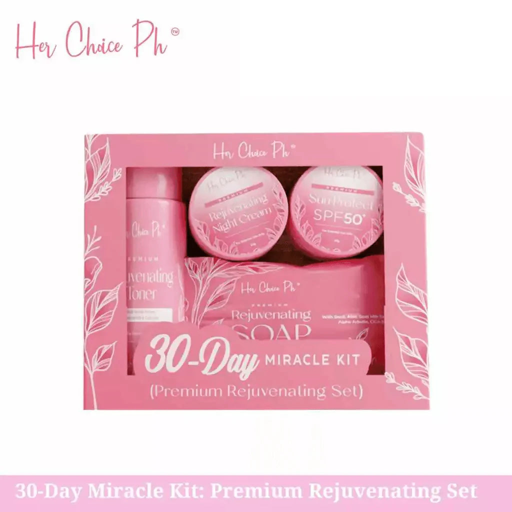 Her Choice Ph Premium Rejuvenating Set 30-Day Miracle Kit - Glow Getter Beauty