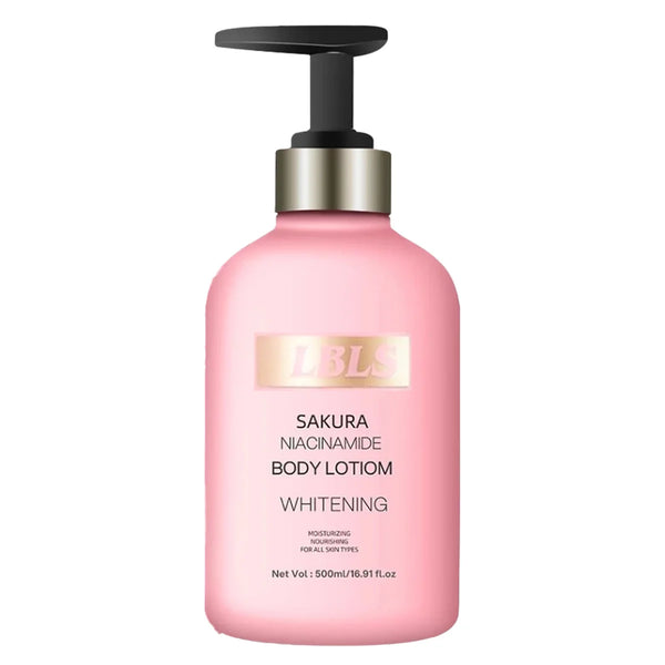 LBLS Sakura Niacinamide Brightening Body Lotion - 500ml - Glow Getter Beauty