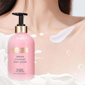 LBLS Sakura Niacinamide Brightening Body Lotion - 500ml - Glow Getter Beauty