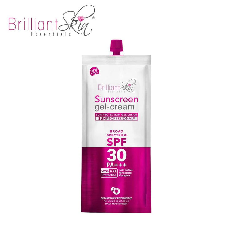 Brilliant Skin Sunscreen Gel-Cream Spf30 PA+++ - 50g - Glow Getter Beauty
