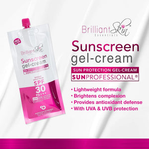 Brilliant Skin Sunscreen Gel-Cream Spf30 PA+++ - 50g - Glow Getter Beauty