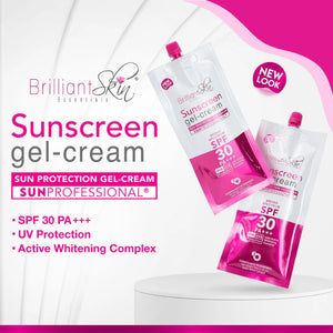 Brilliant Skin Sunscreen Gel-Cream Spf30 PA+++ - 50g - Glow Getter Beauty