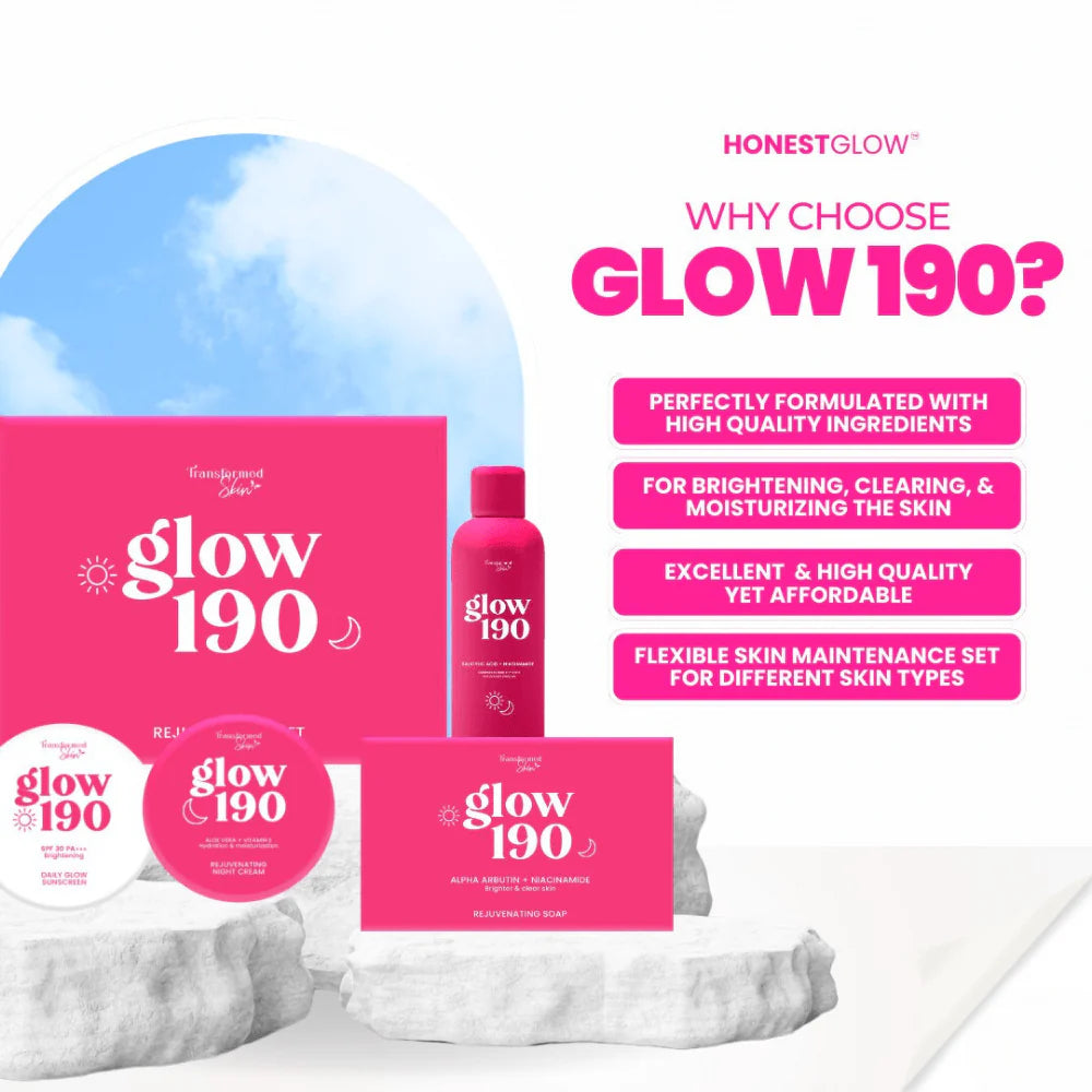 Transformed Skin Glow 190 Rejuvenating Set - Glow Getter Beauty