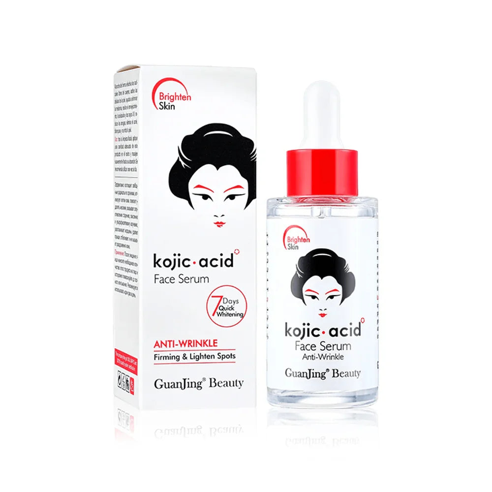 Guanjing Beauty Kojic Acid Anti-Wrinkle Face Serum - 40ml - Glow Getter Beauty
